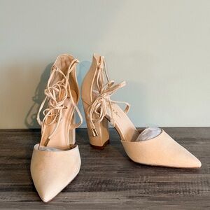 Elegant Cream Women's Heels